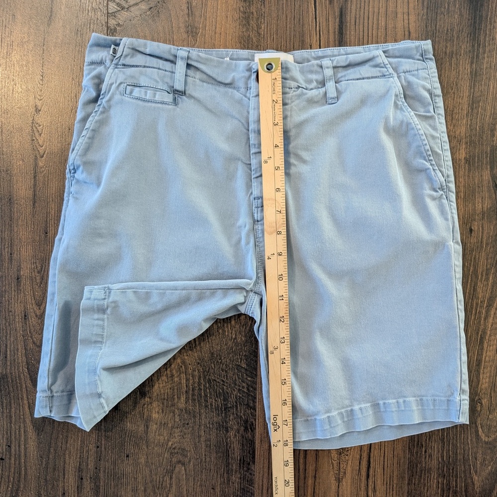 Cuisse De Grenouille Paris Men’s Chino Shorts Blue Size 32 - Picture 8 of 8